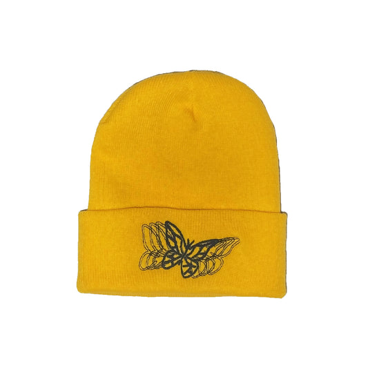 Glitched Butterfly Beanie